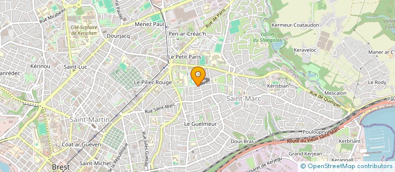 localisation de l'entreprise MONSIEUR CHRISTIAN GALES à BREST