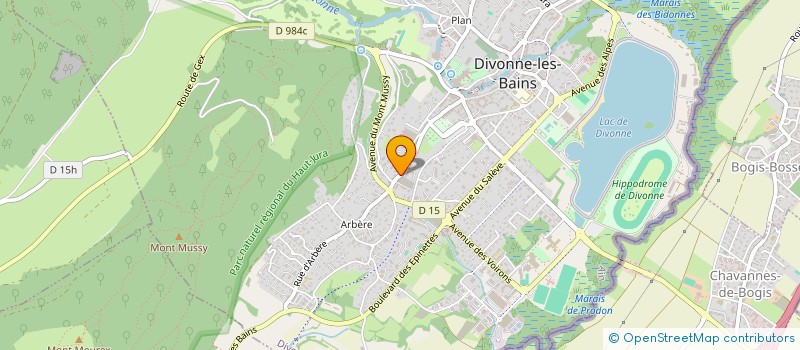 localisation de l'entreprise MONSIEUR CHRISTIAN GALIANA à DIVONNE-LES-BAINS