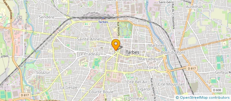 localisation de l'entreprise MONSIEUR CHRISTIAN GALIN  TARBES