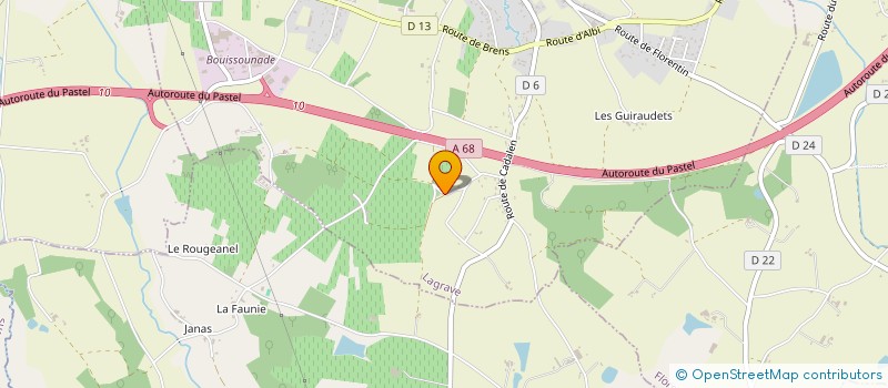 localisation de l'entreprise MONSIEUR CHRISTIAN GALINIE  FLORENTIN