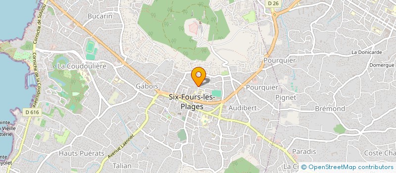 localisation de l'entreprise MONSIEUR CHRISTIAN GALIZIA à SIX-FOURS-LES-PLAGES