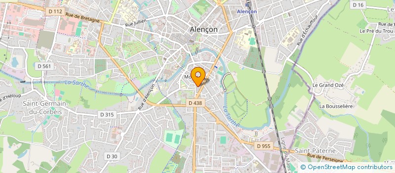 localisation de l'entreprise MONSIEUR CHRISTIAN GALLAND à ALENCON