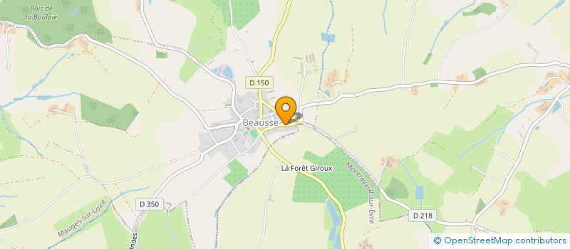 localisation de l'entreprise MONSIEUR CHRISTIAN GALLARD à MAUGES-SUR-LOIRE