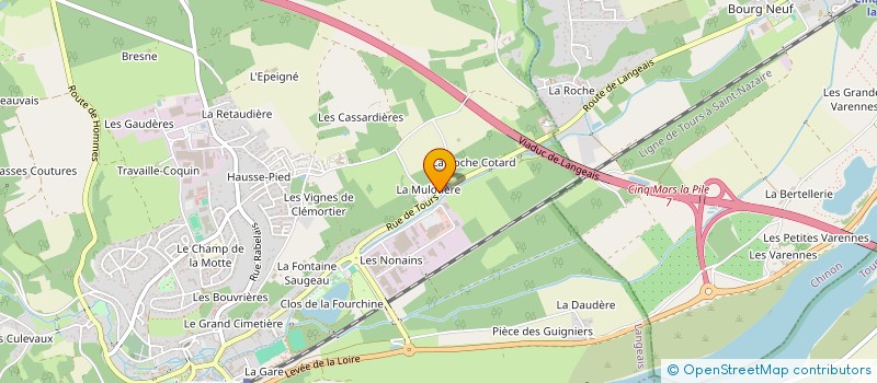 localisation de l'entreprise MONSIEUR CHRISTIAN GALLAY  LANGEAIS