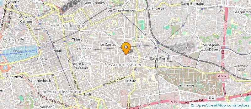 localisation de l'entreprise MONSIEUR CHRISTIAN GALLI à MARSEILLE