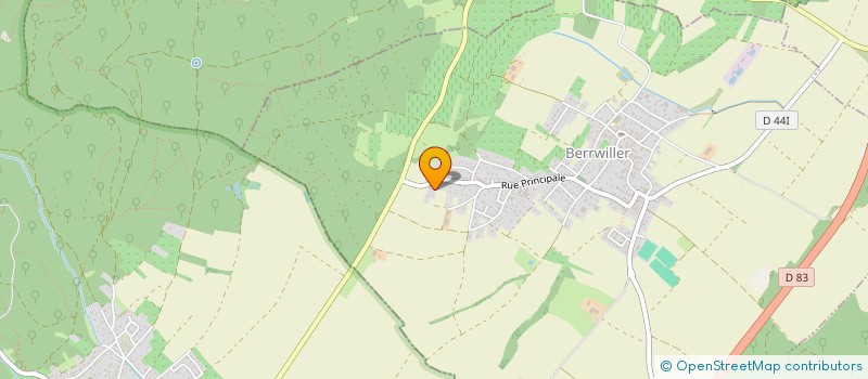localisation de l'entreprise MONSIEUR CHRISTIAN GANTNER  BERRWILLER