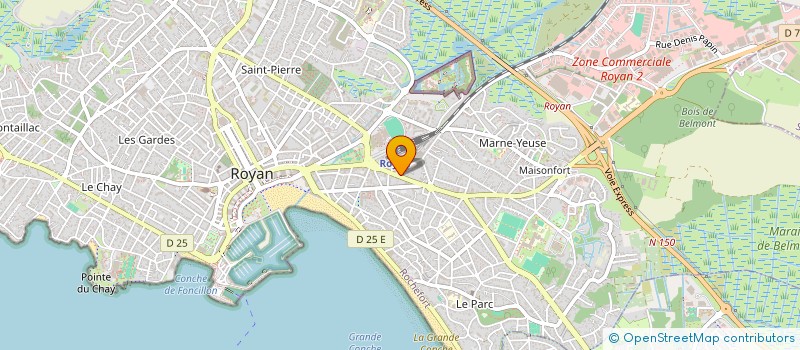 localisation de l'entreprise MONSIEUR CHRISTIAN GANTOIS  ROYAN