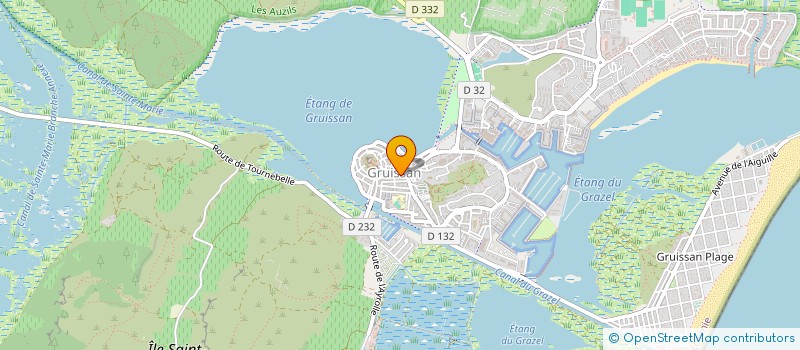 localisation de l'entreprise MONSIEUR CHRISTIAN GARCIA  GRUISSAN