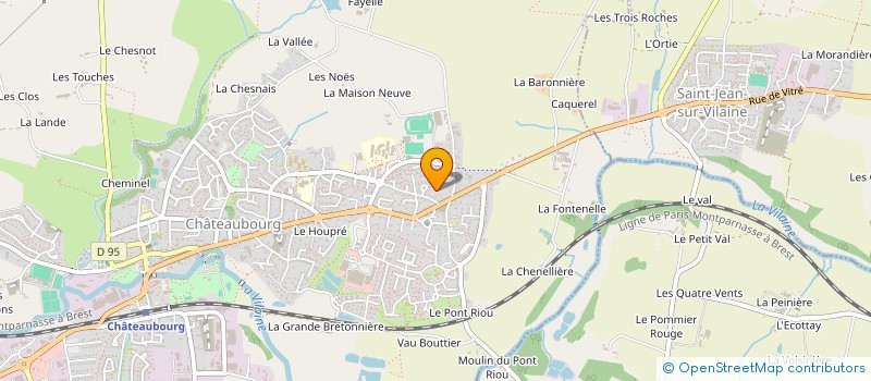 localisation de l'entreprise MONSIEUR CHRISTIAN GARDAN  CHATEAUBOURG