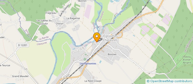 localisation de l'entreprise MONSIEUR CHRISTIAN GARDET  LAGORCE