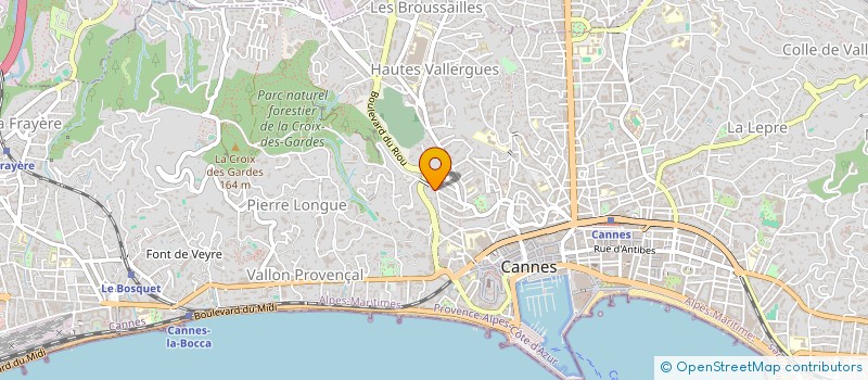 localisation de l'entreprise MONSIEUR CHRISTIAN GARNERET à CANNES