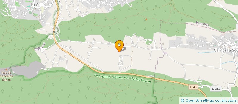 localisation de l'entreprise MONSIEUR CHRISTIAN GARNERO  BRIGNOLES