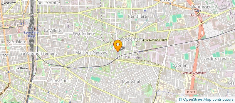 localisation de l'entreprise MONSIEUR CHRISTIAN GARNES à VILLEURBANNE