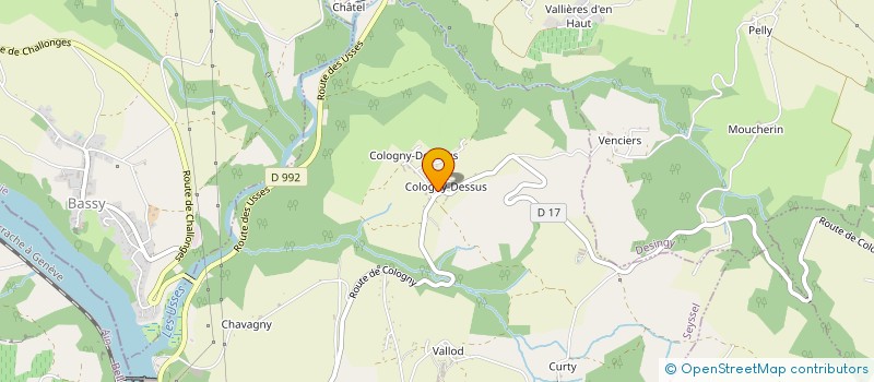 localisation de l'entreprise MONSIEUR CHRISTIAN GARNIER  SEYSSEL