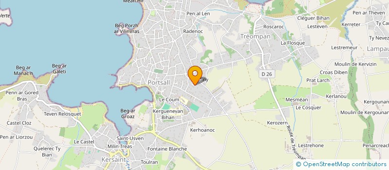 localisation de l'entreprise MONSIEUR CHRISTIAN GARO  PLOUDALMEZEAU