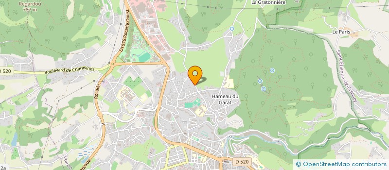 localisation de l'entreprise MONSIEUR CHRISTIAN GARREL  VOIRON