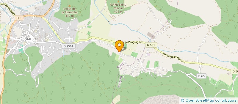 localisation de l'entreprise MONSIEUR CHRISTIAN GARRIGOS  RIANS