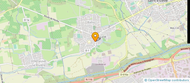 localisation de l'entreprise MONSIEUR CHRISTIAN GARRIGUE  BAHO