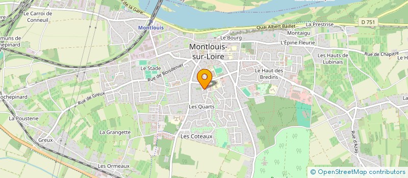 localisation de l'entreprise MONSIEUR CHRISTIAN GASCHARD à MONTLOUIS-SUR-LOIRE
