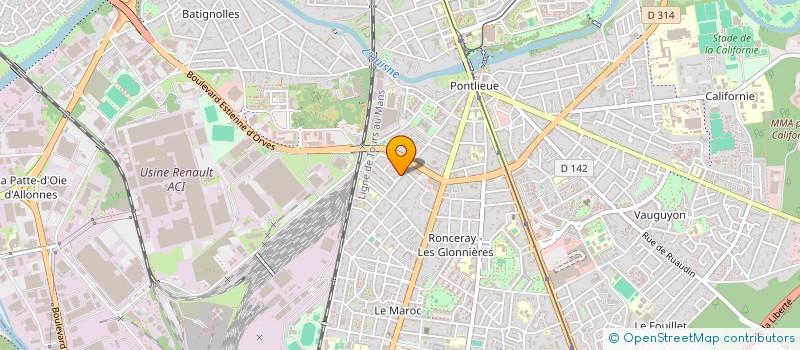 localisation de l'entreprise MONSIEUR CHRISTIAN GASPOZ  LE MANS