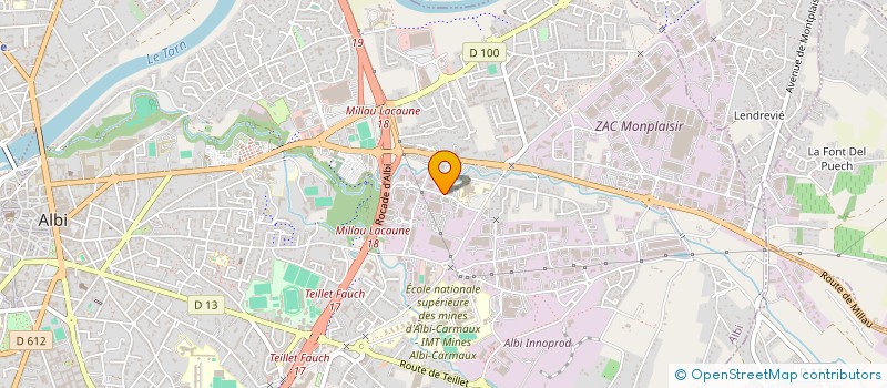 localisation de l'entreprise MONSIEUR CHRISTIAN GASSIER à ALBI