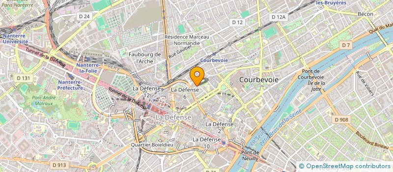 localisation de l'entreprise MONSIEUR CHRISTIAN GASTALDI à COURBEVOIE
