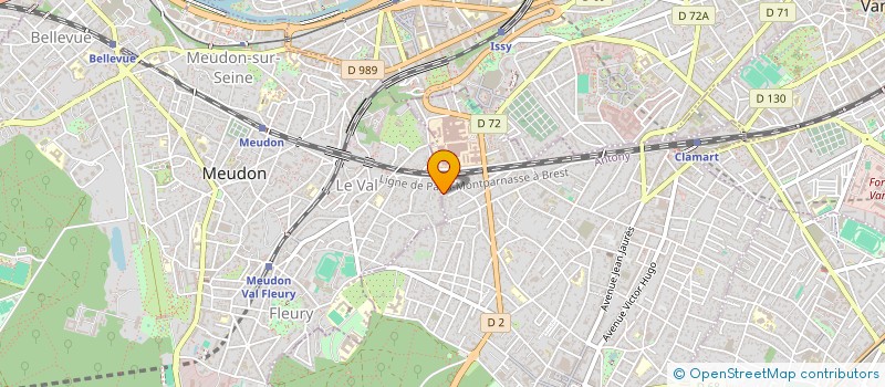 localisation de l'entreprise MONSIEUR CHRISTIAN GAU à CLAMART