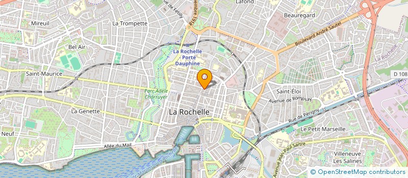 localisation de l'entreprise MONSIEUR CHRISTIAN GAUCHER  LA ROCHELLE