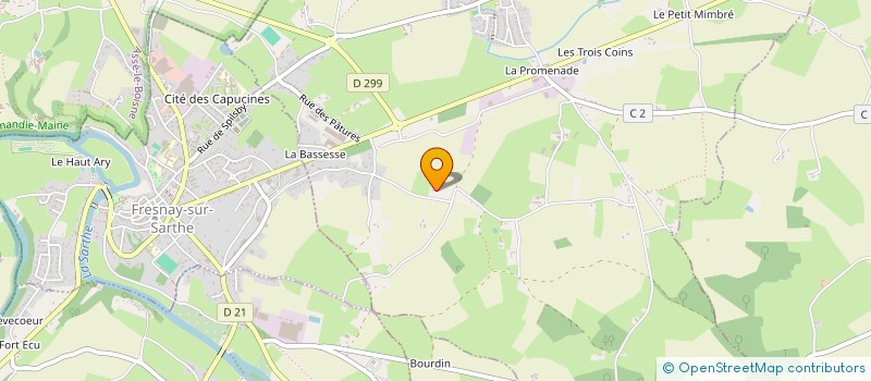 localisation de l'entreprise MONSIEUR CHRISTIAN GAUDEMER  SAINT-OUEN-DE-MIMBRE