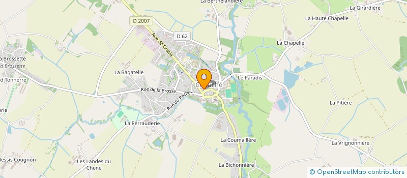 localisation de l'entreprise MONSIEUR CHRISTIAN GAUDUCHEAU  CHAUCHE