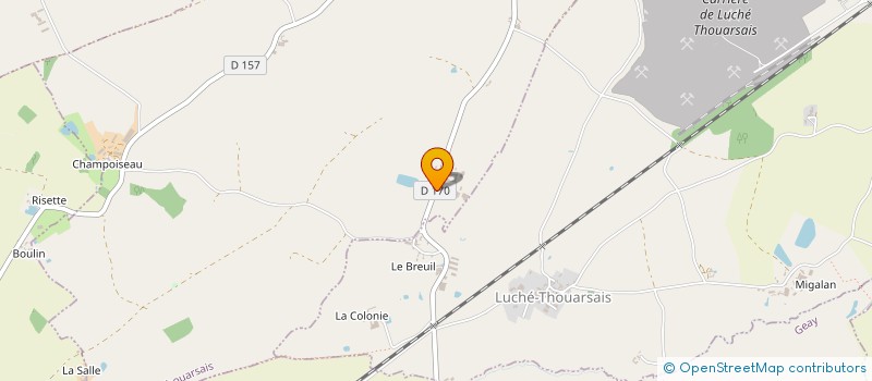 localisation de l'entreprise MONSIEUR CHRISTIAN GAUFRETEAU à COULONGES-THOUARSAIS