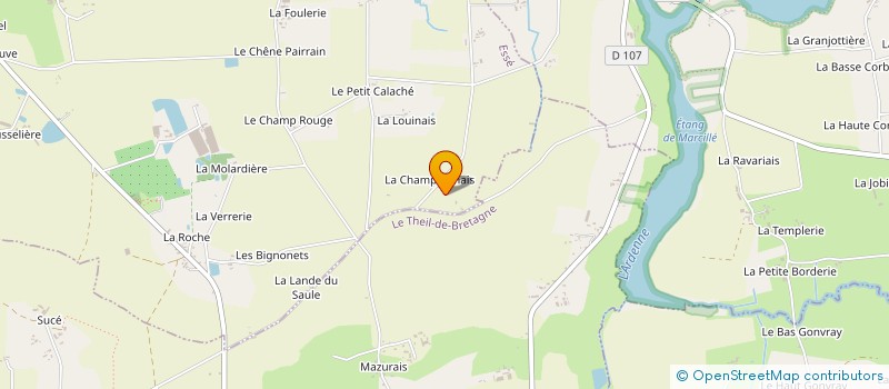 localisation de l'entreprise MONSIEUR CHRISTIAN GAULTIER à ESSE