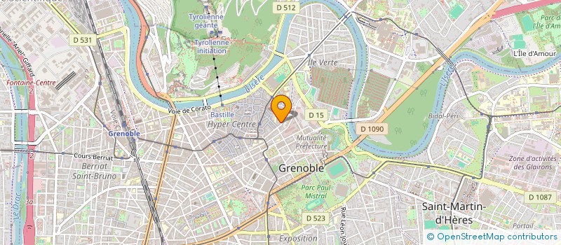 localisation de l'entreprise MONSIEUR CHRISTIAN GAUME à GRENOBLE