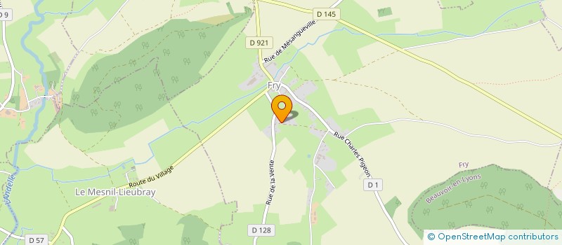 localisation de l'entreprise MONSIEUR CHRISTIAN GAUPIN  FRY