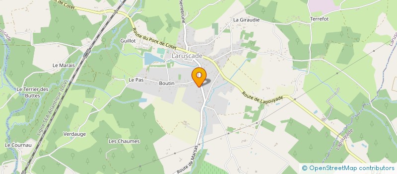 localisation de l'entreprise MONSIEUR CHRISTIAN GAUTHIER à MARSAS