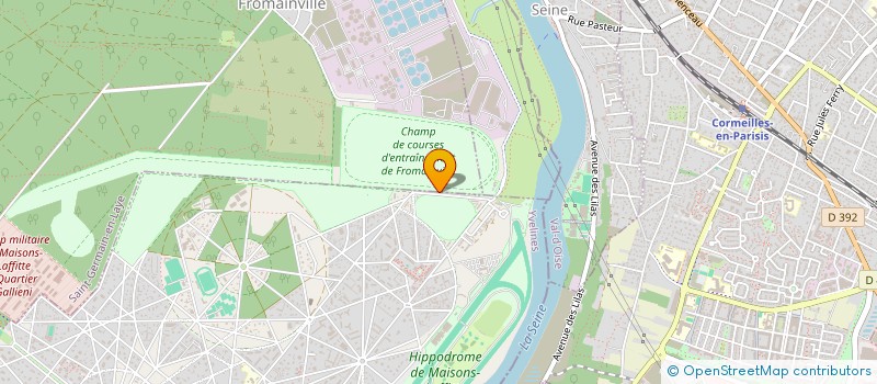 localisation de l'entreprise MONSIEUR CHRISTIAN GAUTIER à MAISONS-LAFFITTE