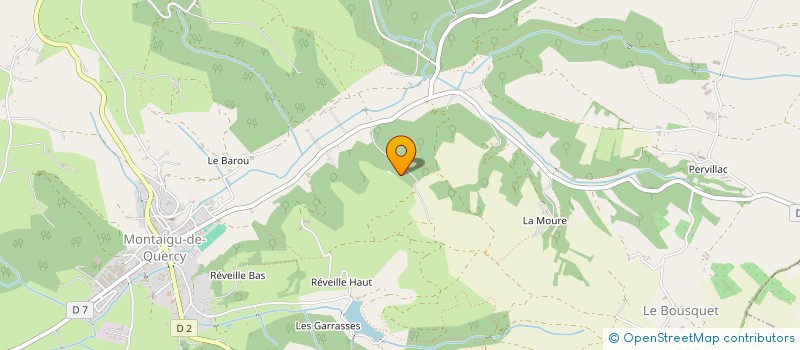 localisation de l'entreprise MONSIEUR CHRISTIAN GAUTIER  SAINT-BEAUZEIL