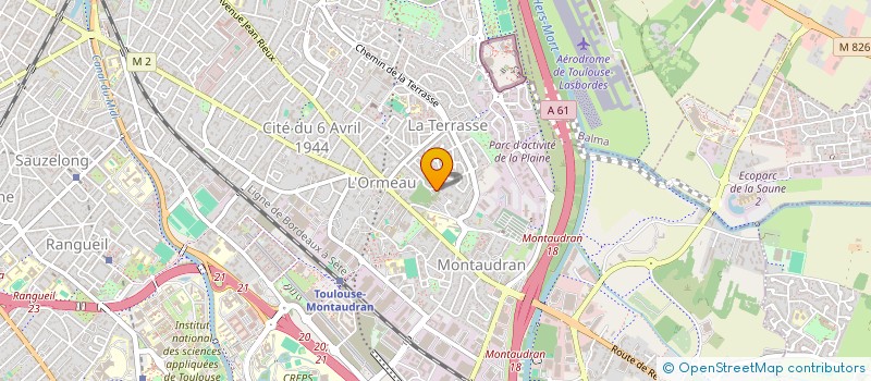 localisation de l'entreprise MONSIEUR CHRISTIAN GAUZANCE à TOULOUSE