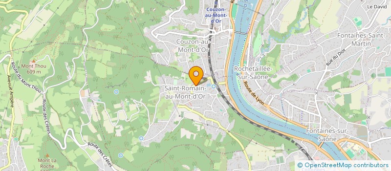 localisation de l'entreprise MONSIEUR CHRISTIAN GAY  SAINT ROMAIN AU MONT D'OR