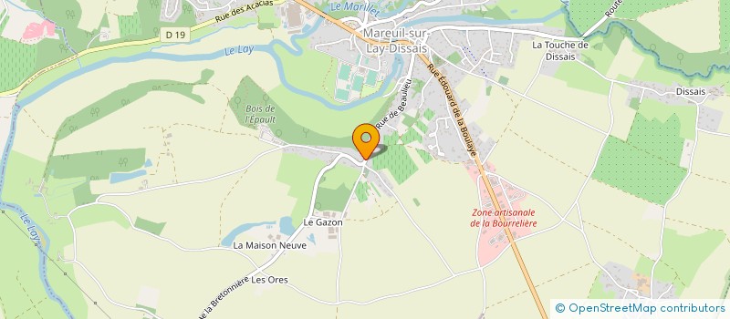 localisation de l'entreprise MONSIEUR CHRISTIAN GAYDON à MAREUIL-SUR-LAY-DISSAIS