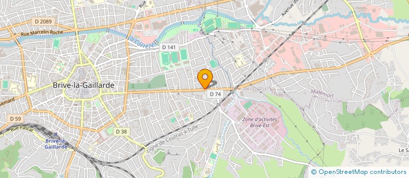 localisation de l'entreprise MONSIEUR CHRISTIAN GAZEAU à BRIVE-LA-GAILLARDE