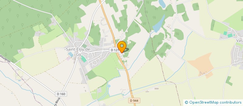 localisation de l'entreprise MONSIEUR CHRISTIAN GEDOUX  ALLOGNY