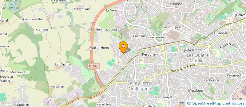 localisation de l'entreprise MONSIEUR CHRISTIAN GEFFROY à BREST