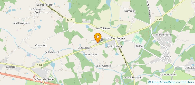 localisation de l'entreprise MONSIEUR CHRISTIAN GENEST  VEYRAC