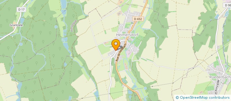 localisation de l'entreprise MONSIEUR CHRISTIAN GENSBITTEL  HIRSINGUE