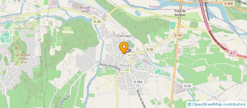 localisation de l'entreprise MONSIEUR CHRISTIAN GENTIL  NOVES