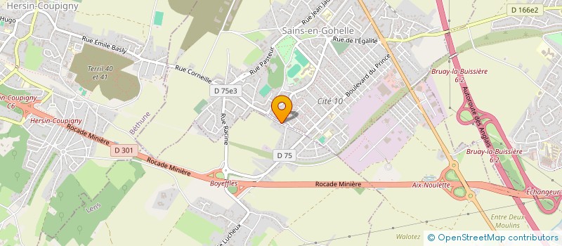 localisation de l'entreprise MONSIEUR CHRISTIAN GEORGE ROUSSILLE  BOUVIGNY-BOYEFFLES