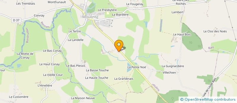 localisation de l'entreprise MONSIEUR CHRISTIAN GEORGEAULT  MOULINS