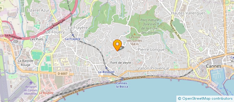 localisation de l'entreprise MONSIEUR CHRISTIAN GERARDI à CANNES