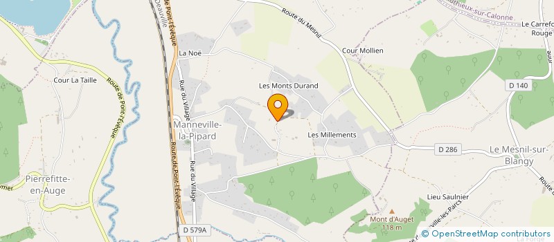 localisation de l'entreprise MONSIEUR CHRISTIAN GERBER  MANNEVILLE-LA-PIPARD